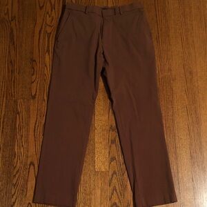 Tommy Hilfiger Men's Chocolate Brown Dress Pants